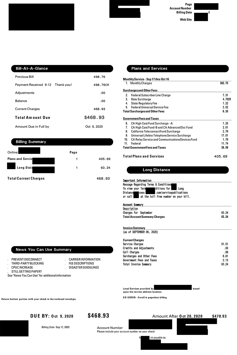 San-Diego-Phone-Bill-468 California Telecom Bills